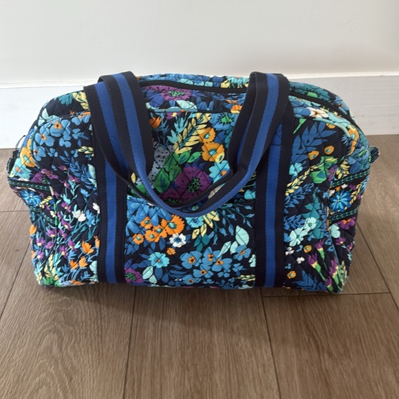Vera Bradley Handbags - Vera Bradley Midnight Blues Rio Duffel Travel weekend bag